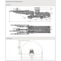 3 booms 179KW Tunnel Drilling Rig for blasting